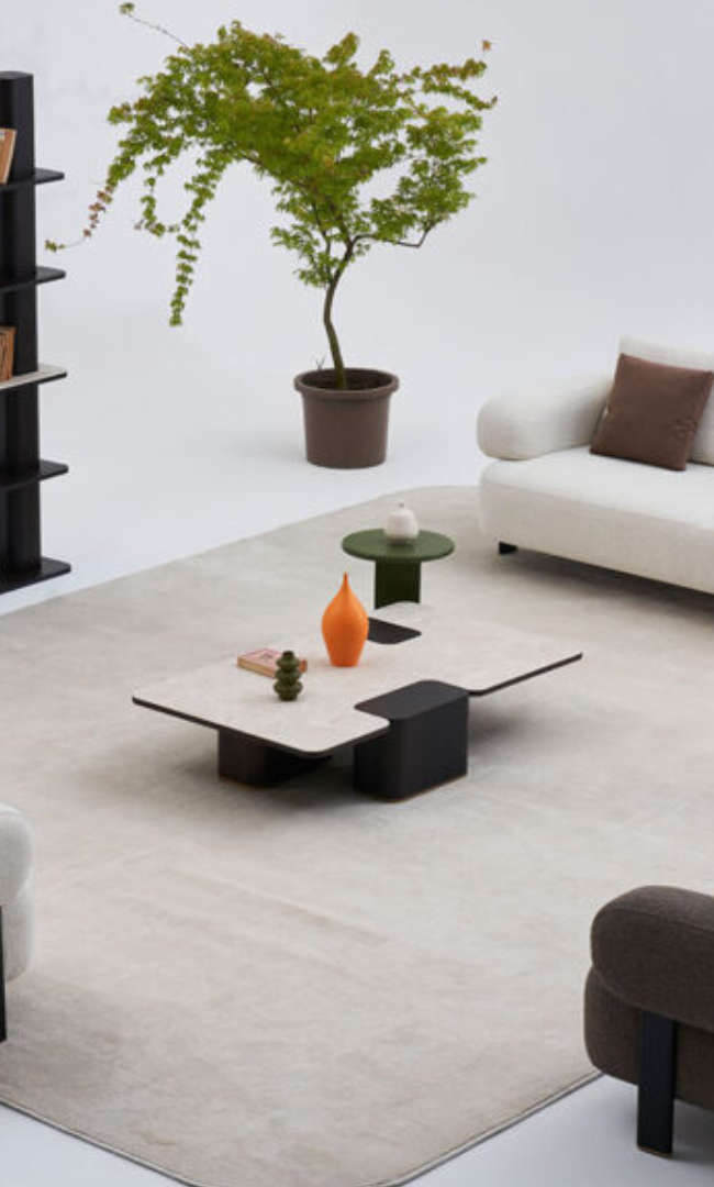 Prada sofa set in Vantage Furniture Abuja showroom