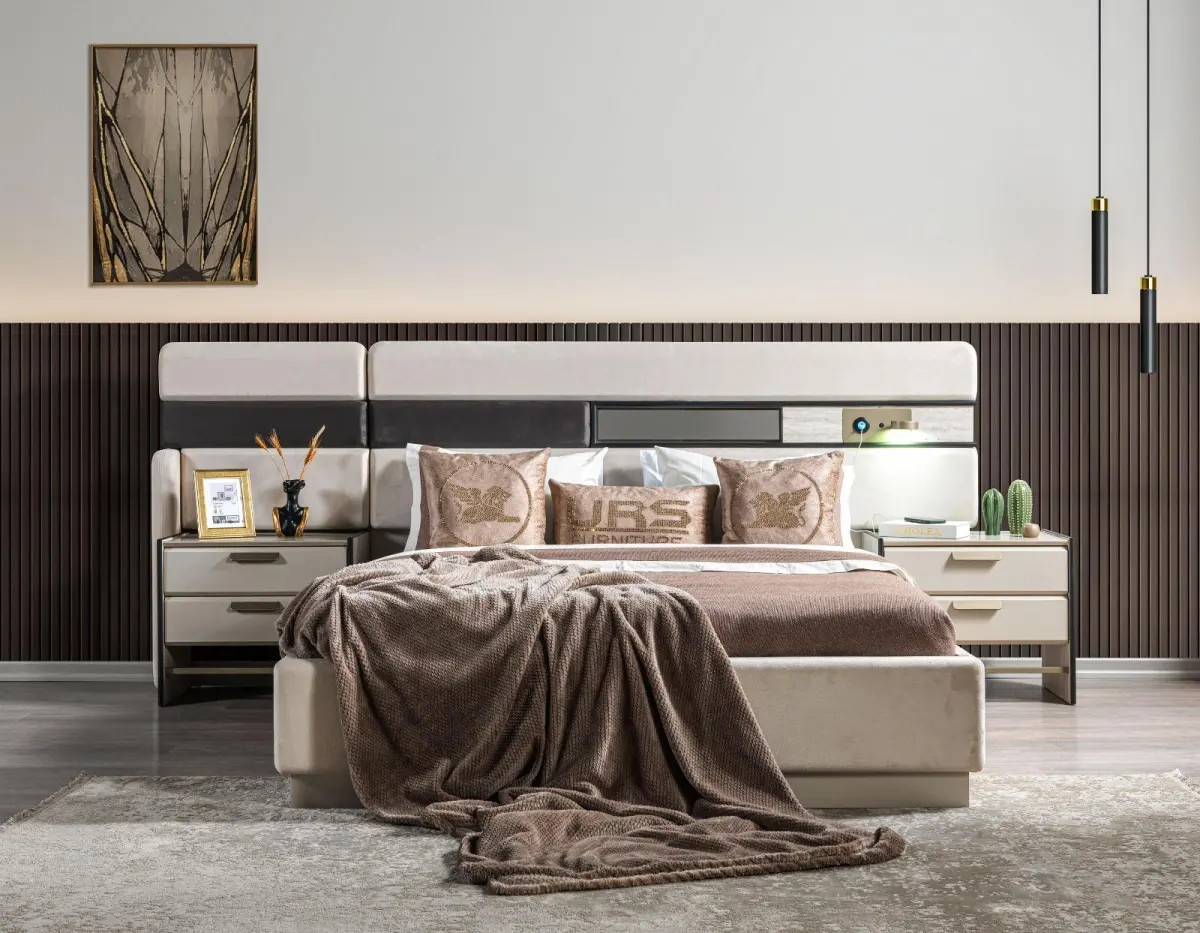 Anka Modern Bed — Vantage Furniture